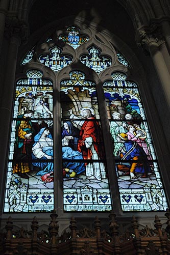 Basilica of the Assumption stained glass