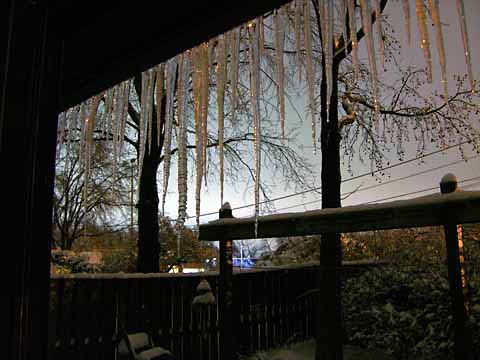 night icicles